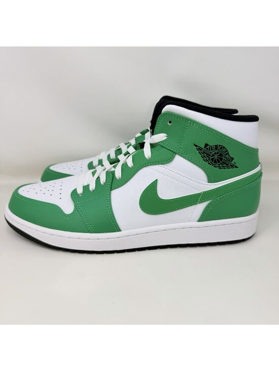 Nike Air Jordan 1 Mid Lucky Green Basketball Shoes Men\'s Size 12 main image 6